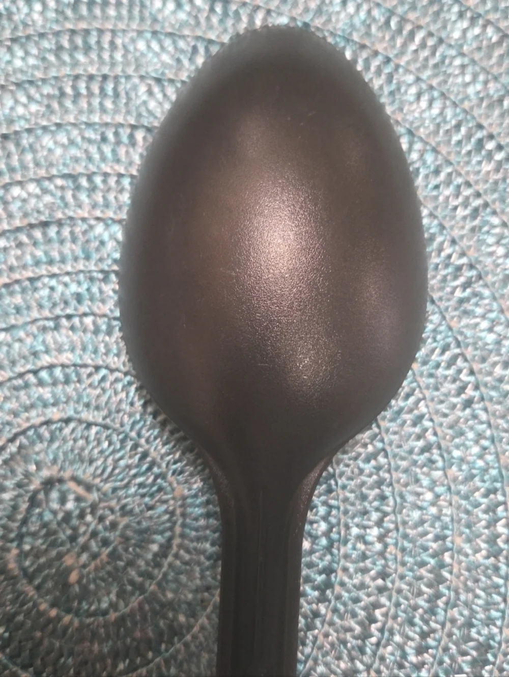Vintage Black Nylon Slotted Spatula And Spoon Set USA Made Kitchen Utensils
